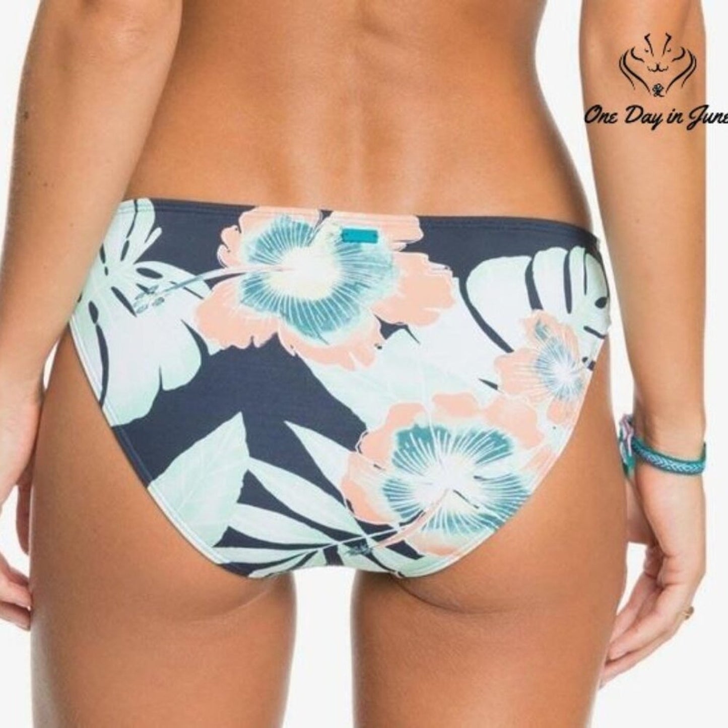 Roxy PT Beach Classics Full Bikini Bottom Size S