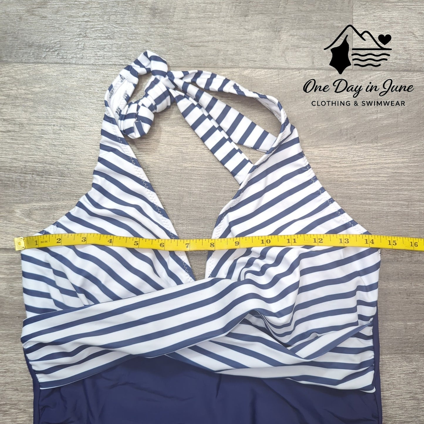 Charmleaks Cross Front Halter One Piece Swimsuit Size L