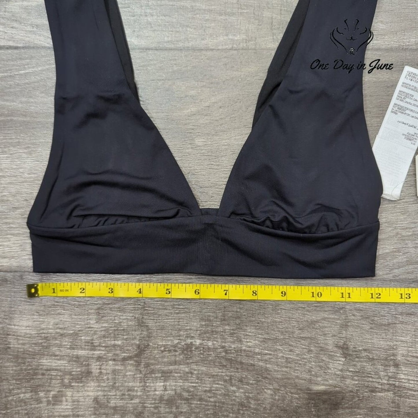 Billabong Sol Searcher Plunge Bikini Top Size M