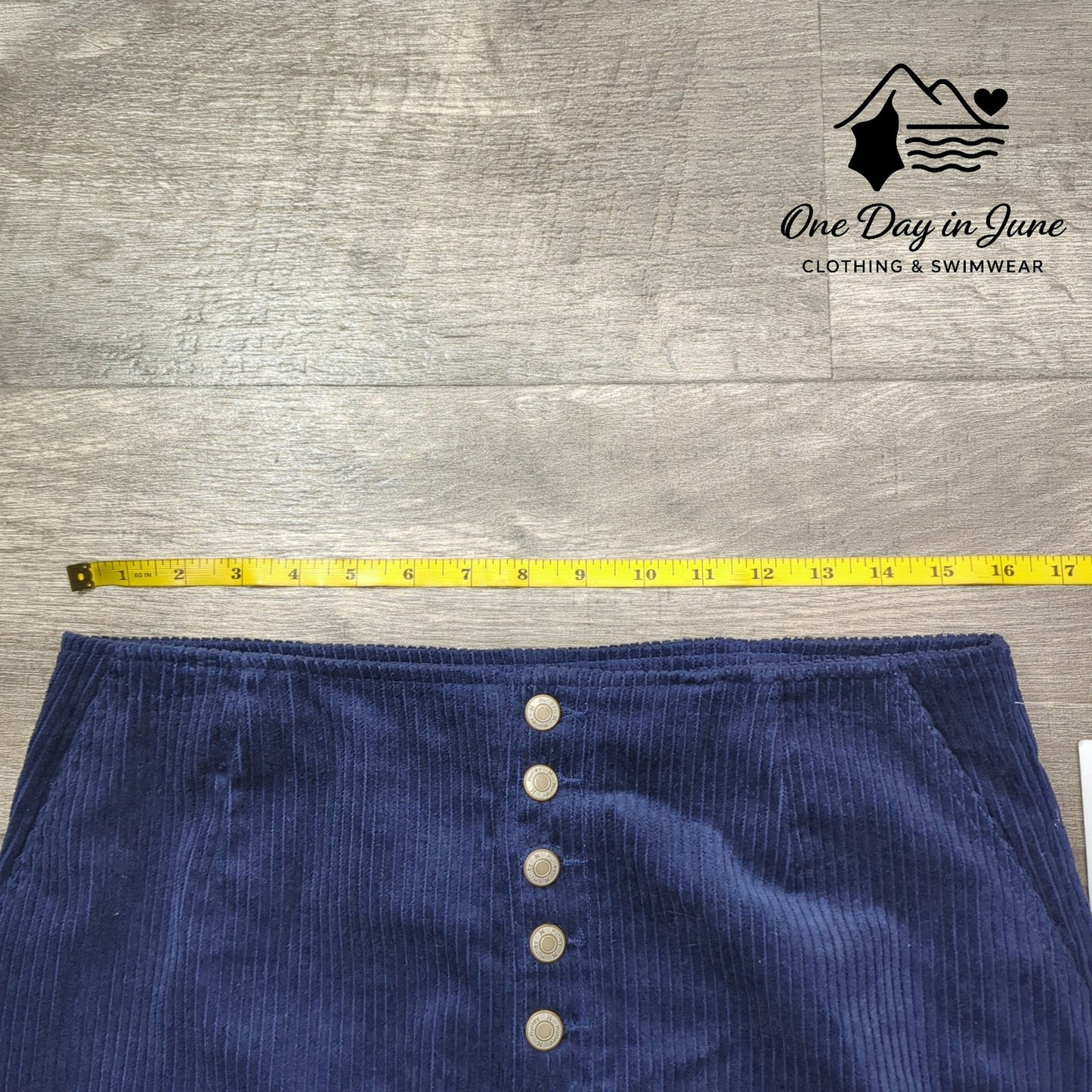 Hurley Corduroy Mini Skirt Size M