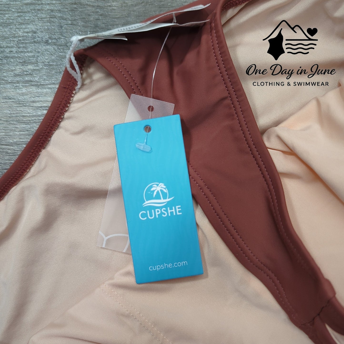 Cupshe One Shoulder Tummy Control One Piece Swimsuit Size XL