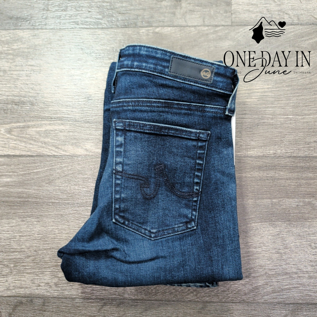 AG Adriano Goldschmied Prima Ankle Cigarette Jeans NWT $215 Blue Size 4 (27)