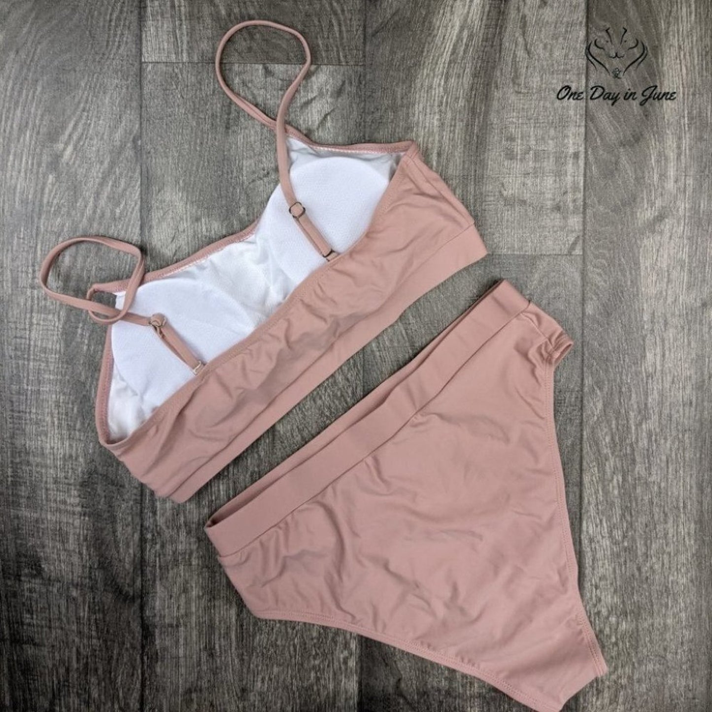 Pink Queen High Waist Cheeky Bikini Size L