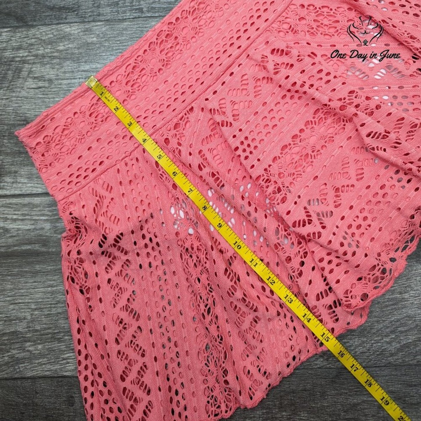 Lopie Crochet Skirted Bikini Bottom Size XXL