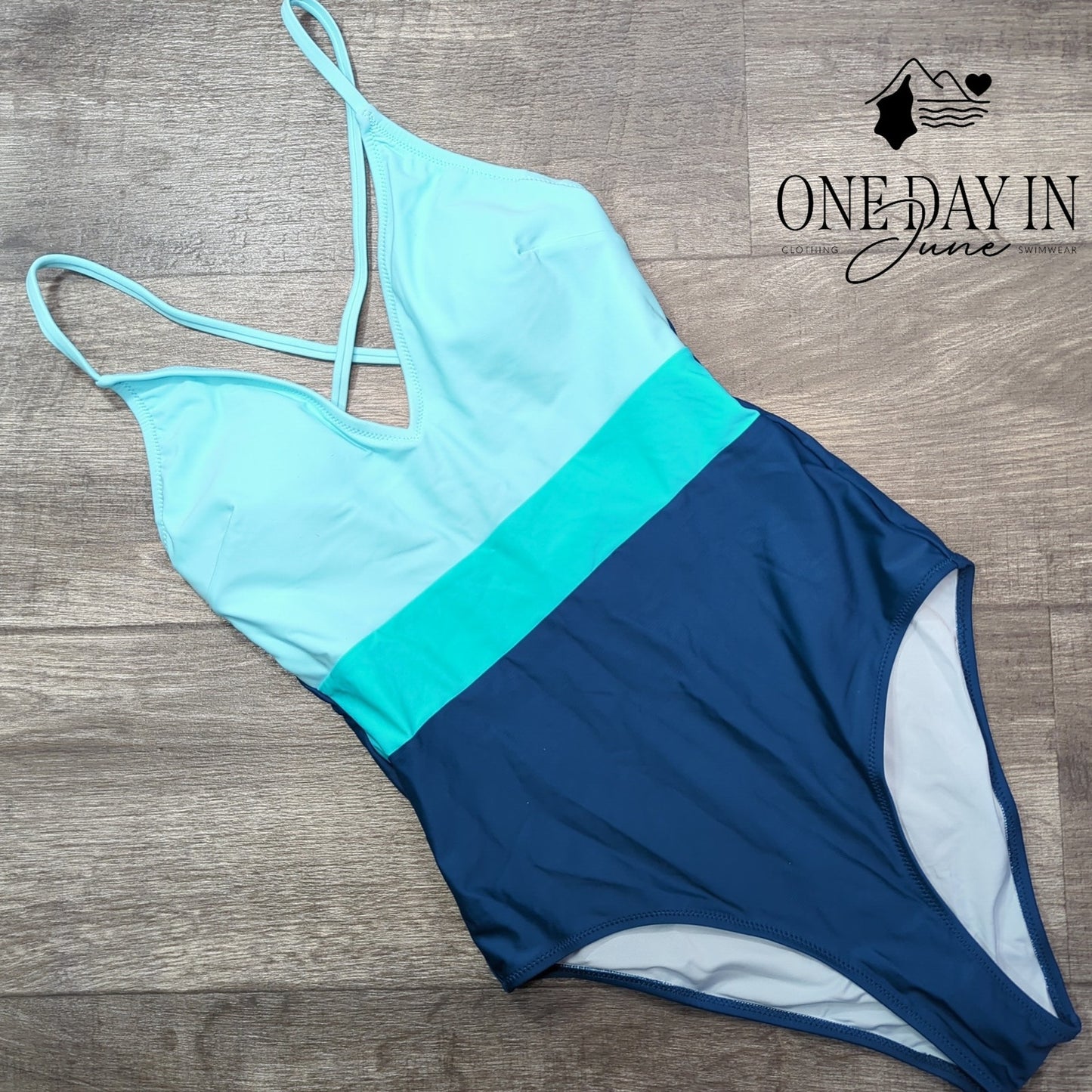 Cupshe Colorblock One Piece Swimsuit Size S