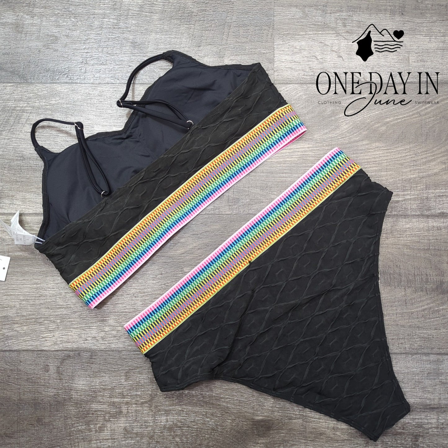 Cupshe Crop High Cut Bikini Swimsuit Size XL