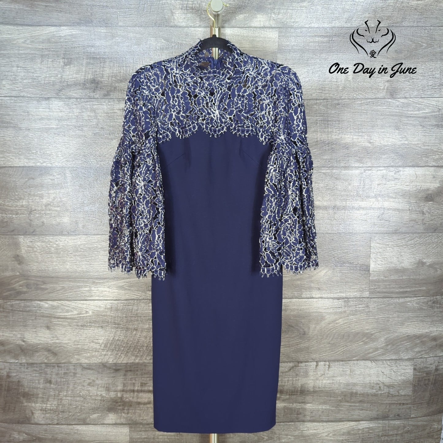 Eliza J Half Bell Sleeve Dress Size 2