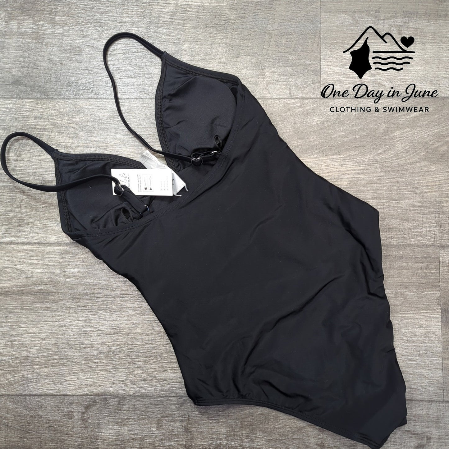 Cupshe V Neck Tummy Control One Piece Swimsuit Size S
