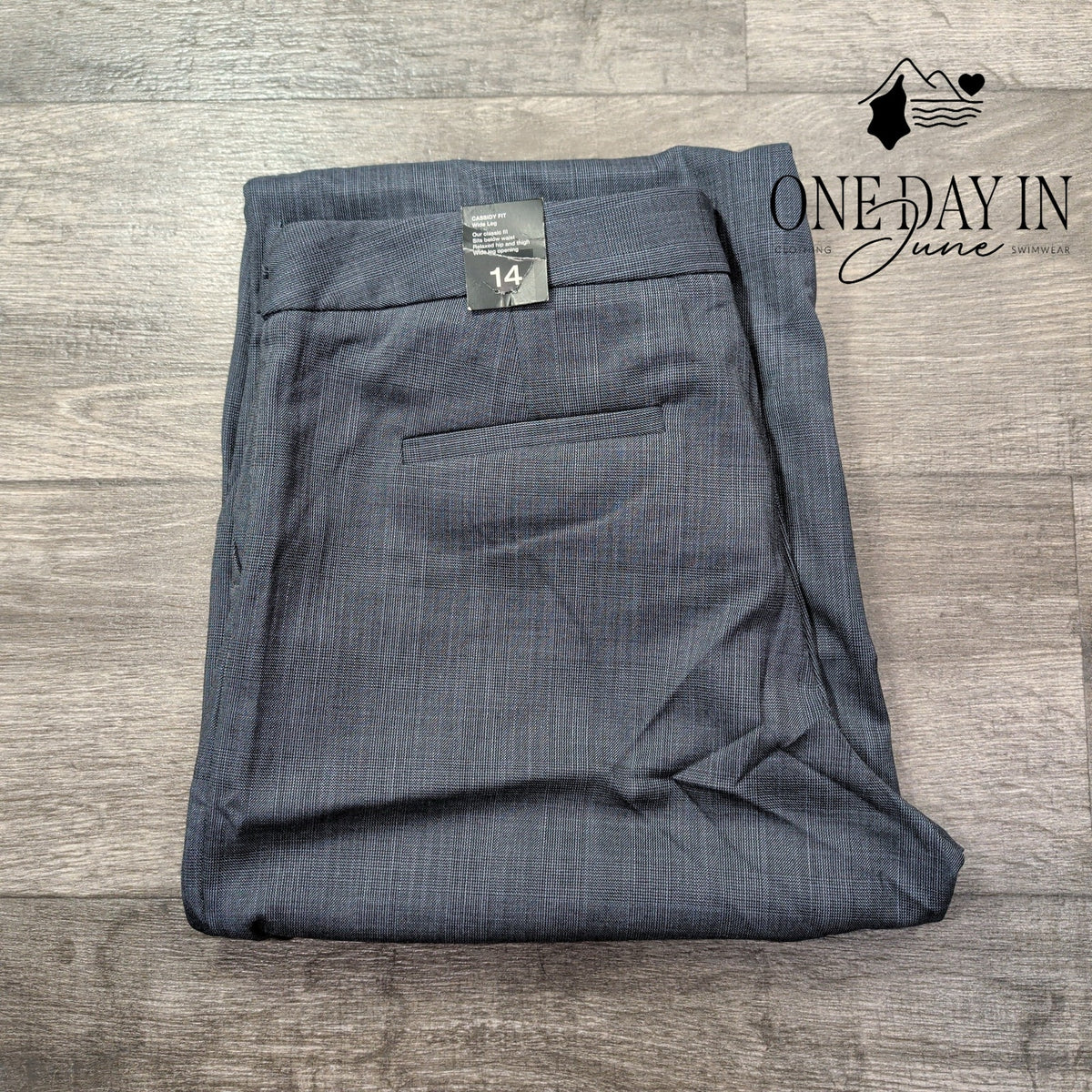 The Limited Cassidy Fit Wide Leg Dress Pants Gray NWT $79.95 Size 14