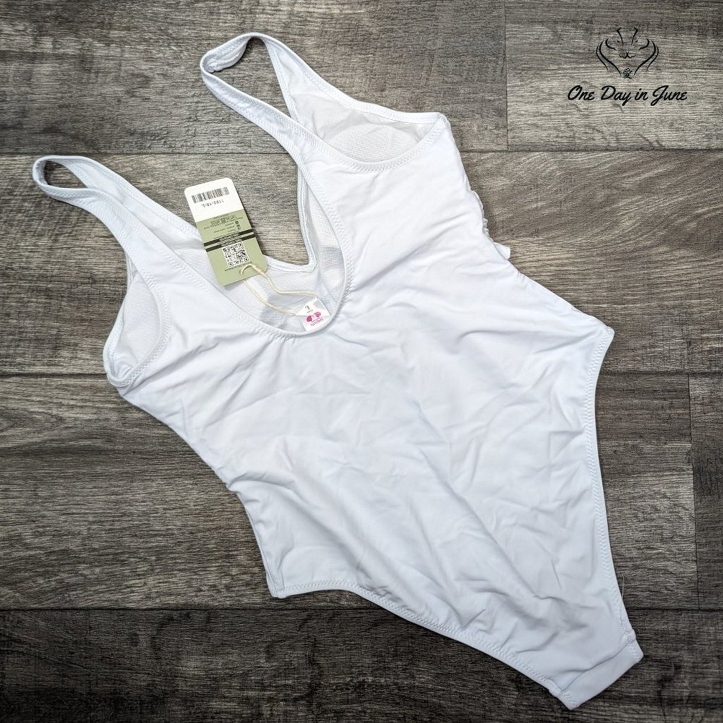 Shekini Deep V Buckle One Piece Swimsuit Size L
