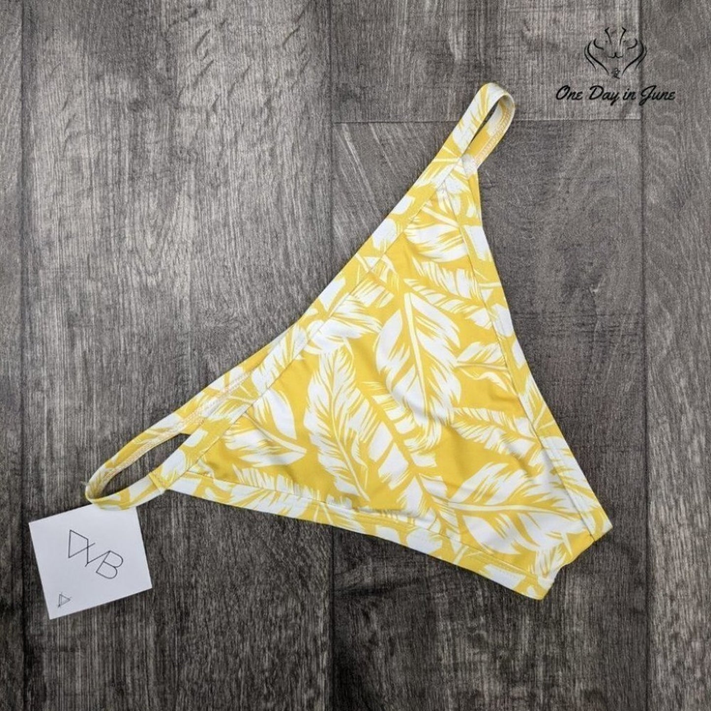 Vicious Young Babes Maya Vintage High Waist Bottom Swimsuit Size S