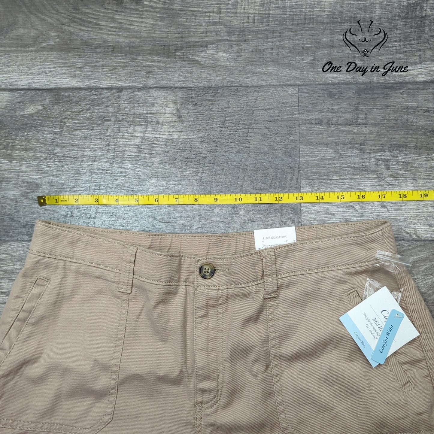 Croft & Barrow Mid Rise Capri Pants Size 16