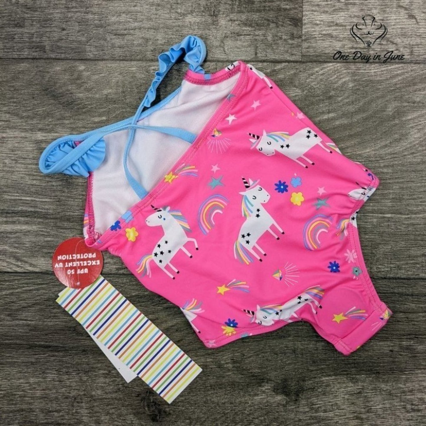 Wippette Ruffle Trim One Piece Swimsuit Size 24mths