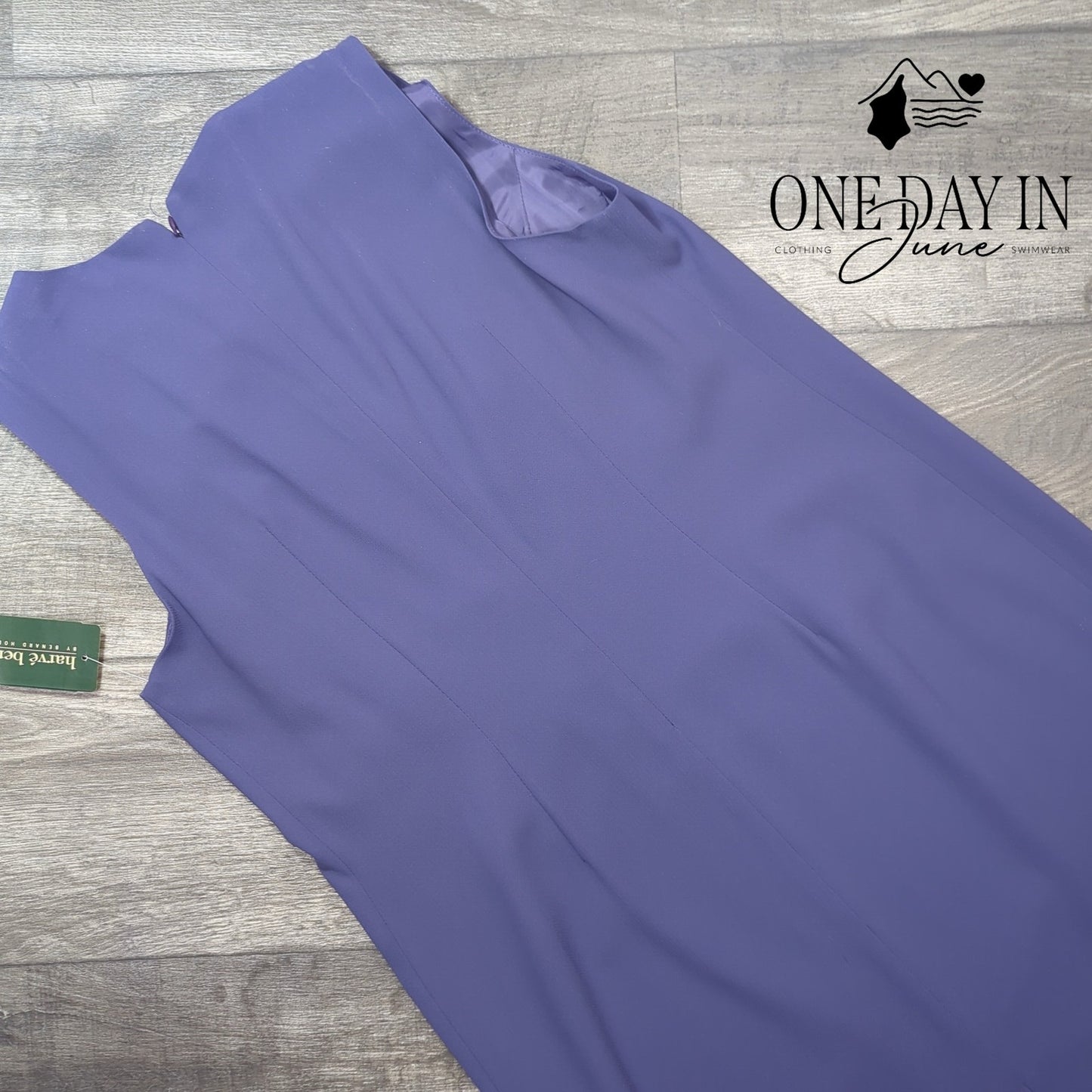 harve' benard Sleeveless Pocketed Lined Dress Size 14