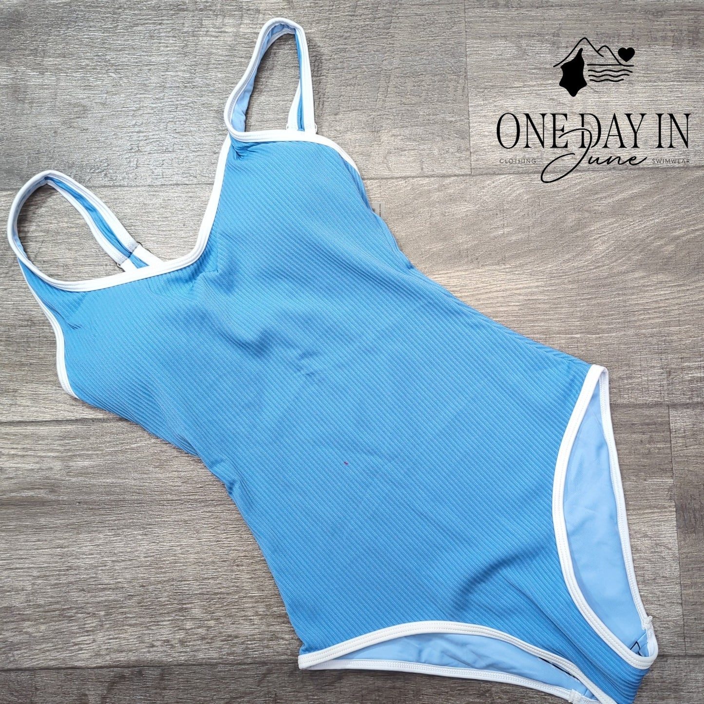 Blooming Jelly Ribbed One Piece Swimsuit Size XS