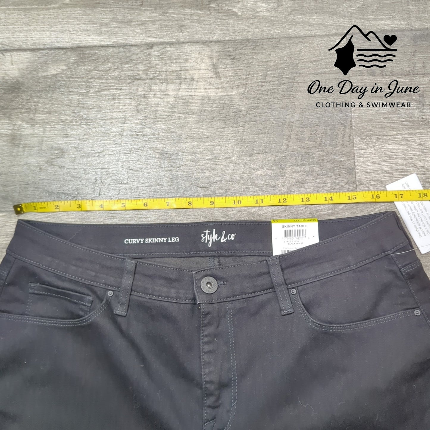 Style & Co Curvy Skinny Leg Jeans Size 14