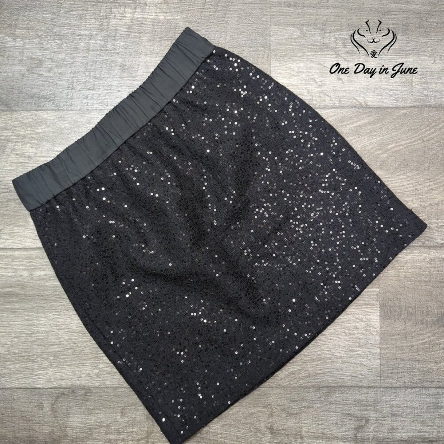 Loft Comfort Waist Sequin Skirt Size XS