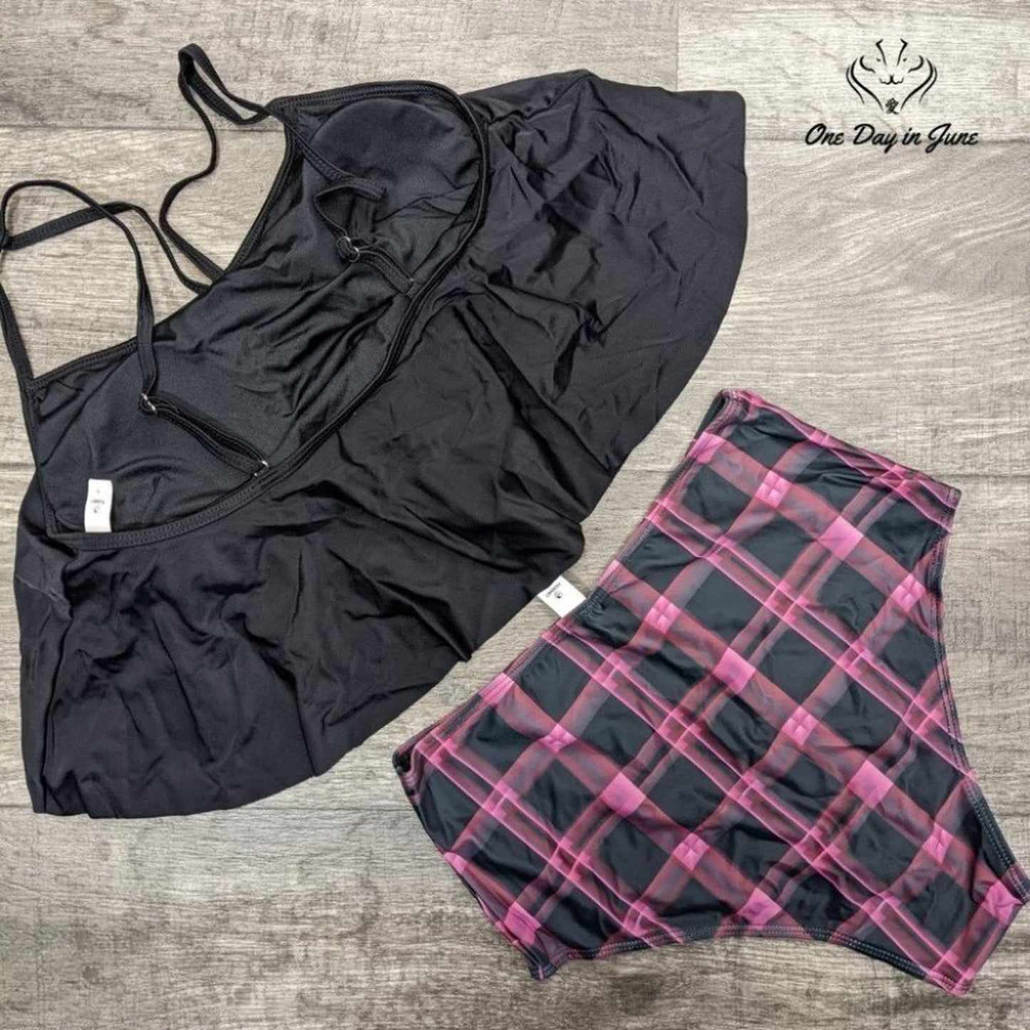 Peddney Flounce High Waist Bikini Swimsuit Size XXL