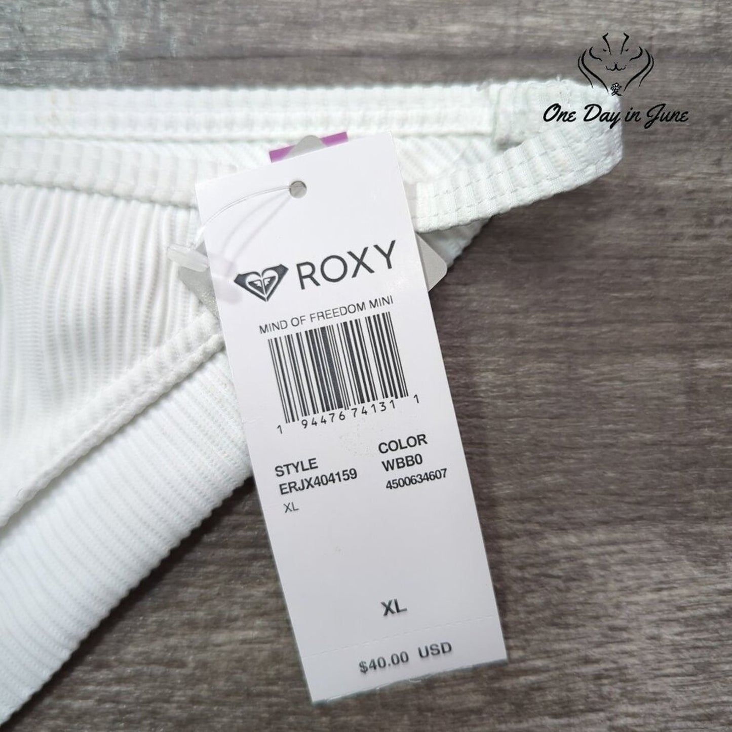 Roxy Mind of Freedom Mini Bikini Bottom Size XL