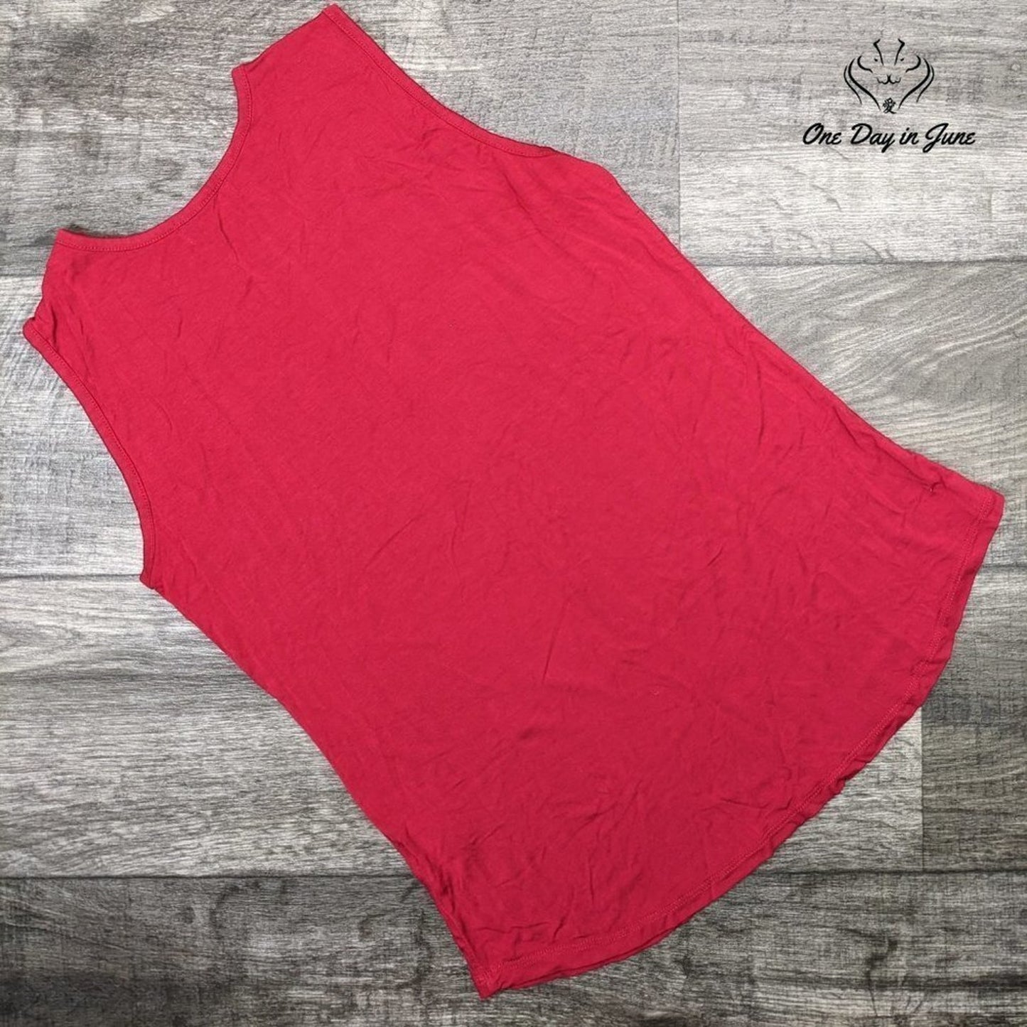 Rekucci Soft Jersey Knit Sleeveless Tank Top Size 5