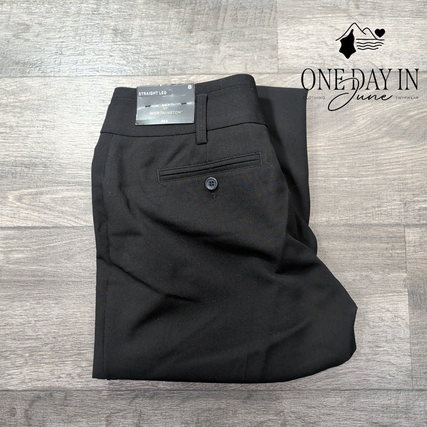 Worthington Straight Leg Dress Pants Size 8