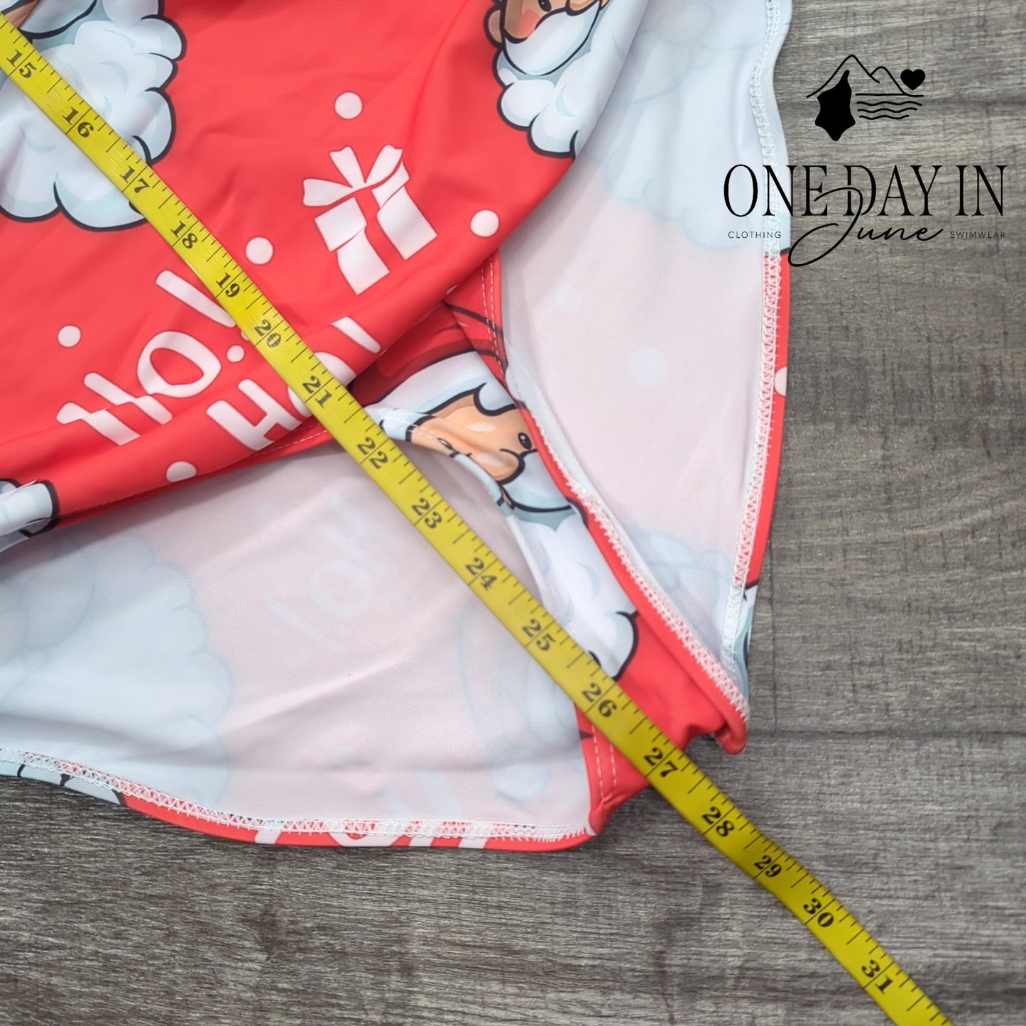 CharmLeaks Ho Ho Halter One Piece Swimsuit Size M