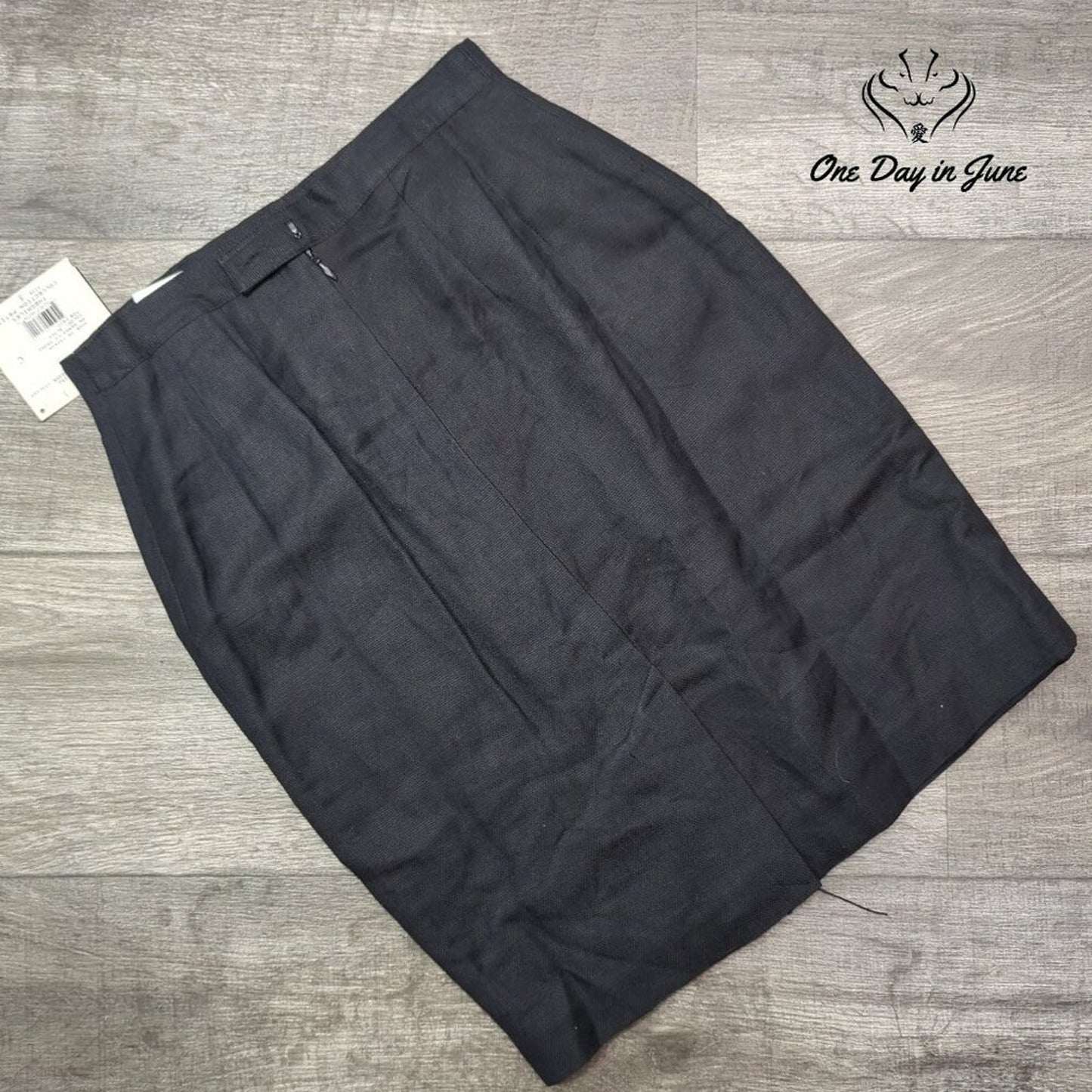 theomiles Petite Linen Lined Pencil Skirt Size 8P