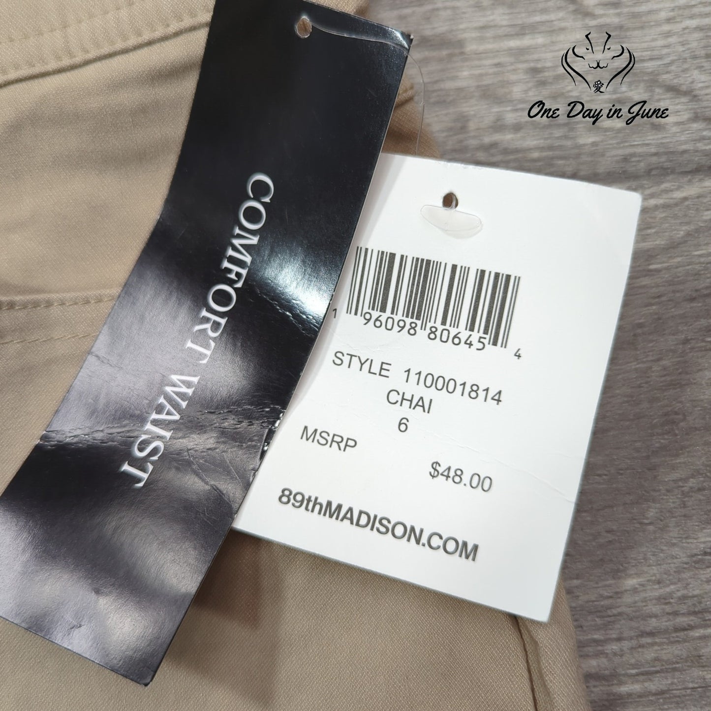 89th & Madison Comfort Waist Cropped Pants Size 6
