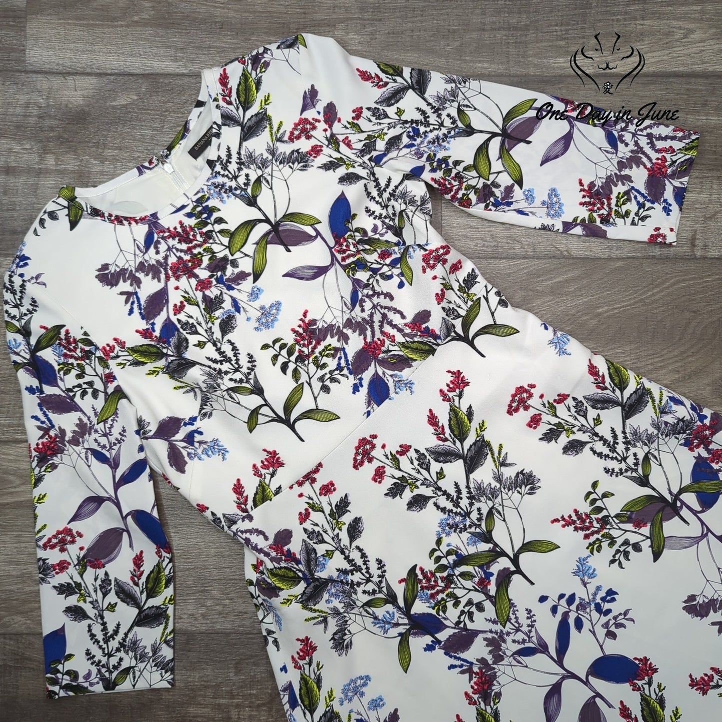 Banana Republic Floral Mini Dress Size 6