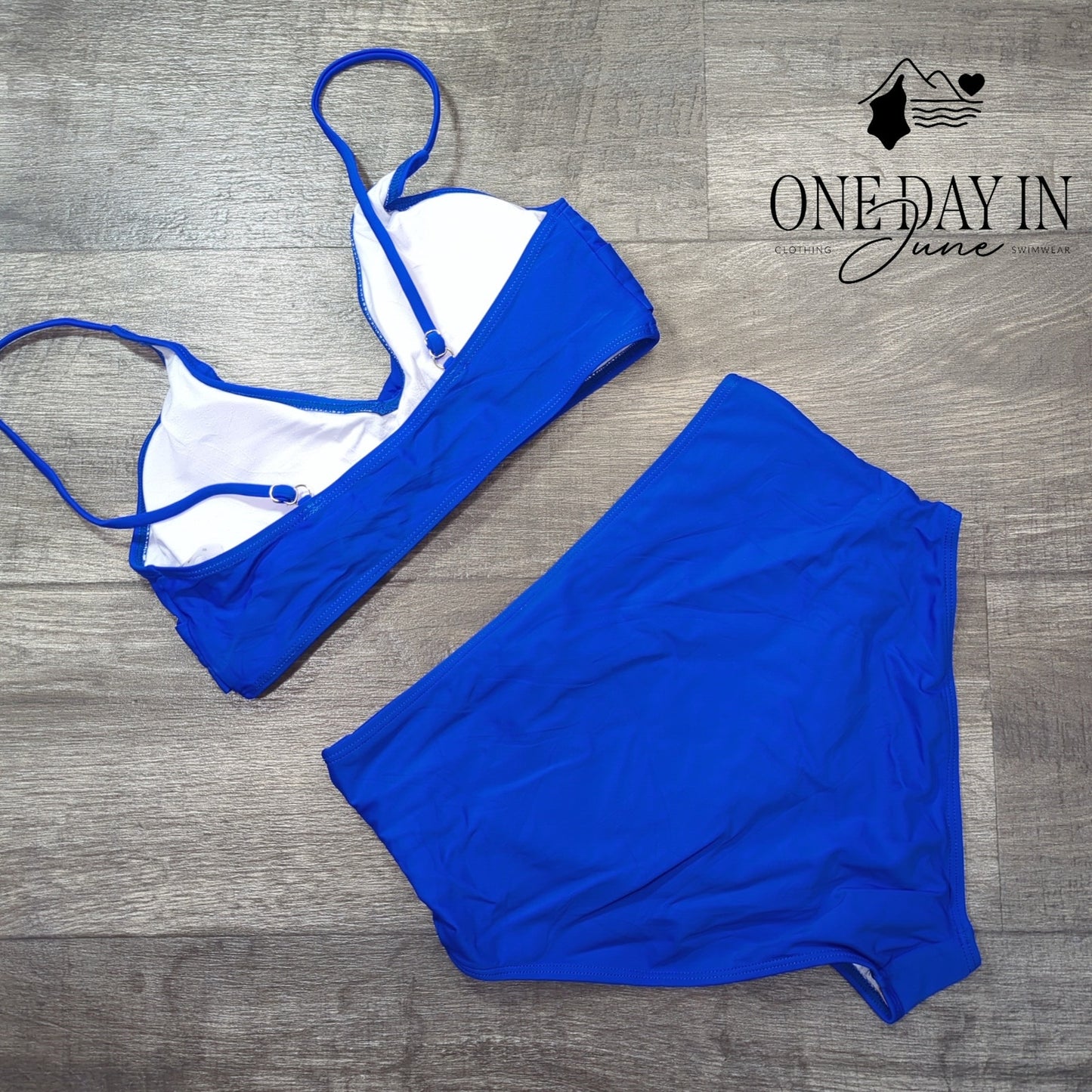 CharmLeaks Twist Front High Waist Bikini Swimsuit Size S
