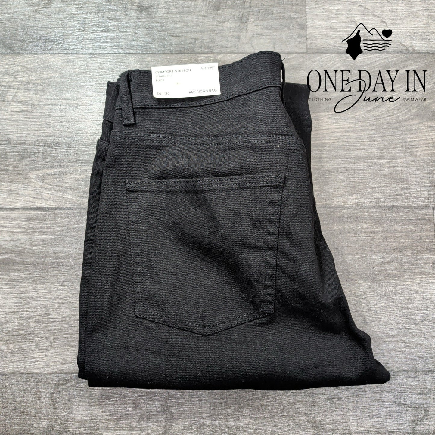 American Rag Comfort Stretch Straight Fit Jeans Size 34X30