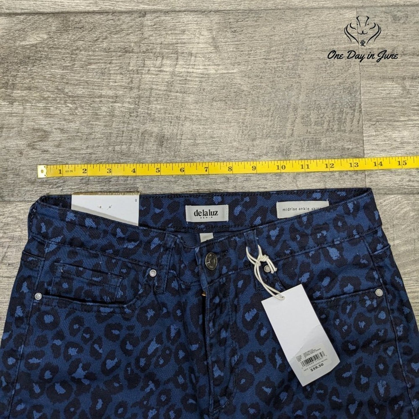 delaluz jeans Mid Rise Ankle Skinny Jeans Size 8