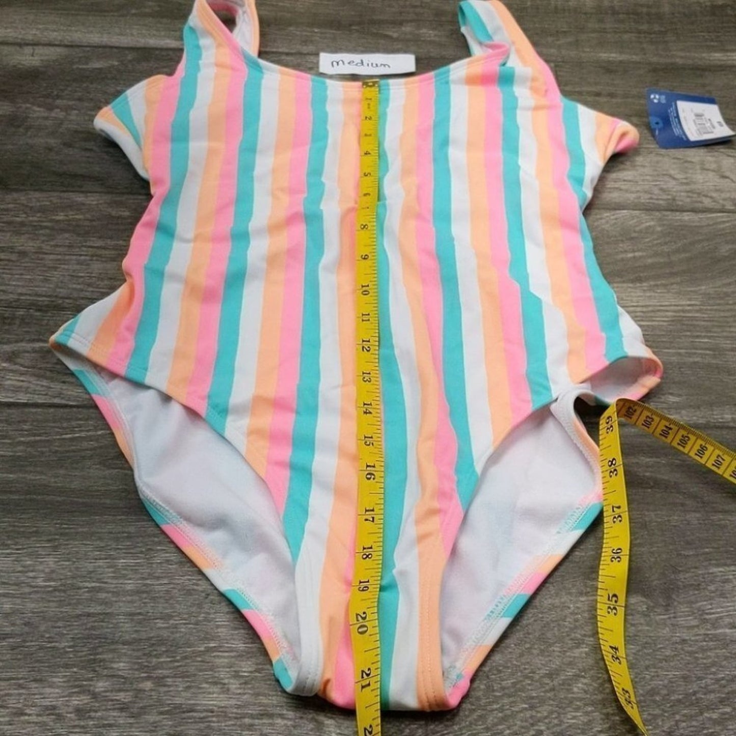 Arizona Jean Co. Junior's Striped One Piece Size M