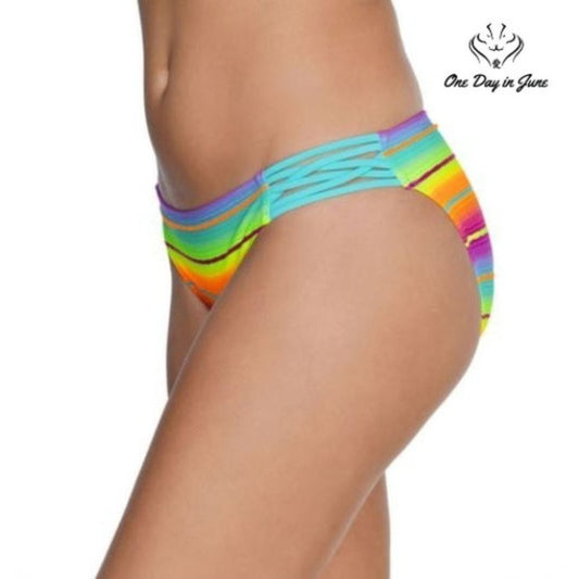 Arizona Jean Co. Juniors Hipster Bikini Bottom Swimwear Size M