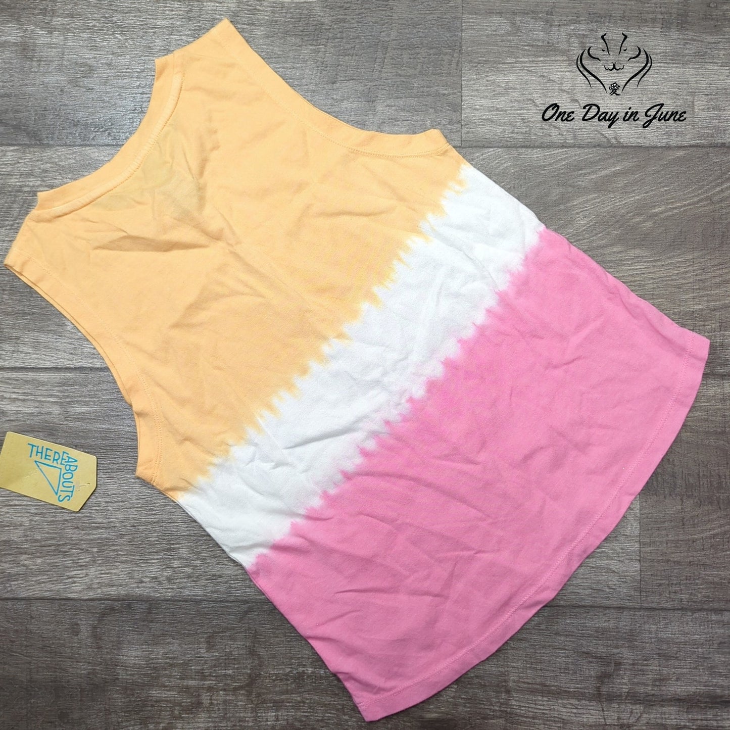 There Abouts Tie Dye Tank Top Size L (14)