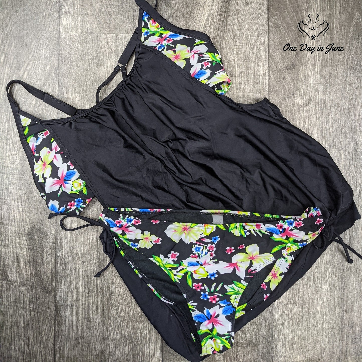 Evaless Double Up Tankini Size 2XL
