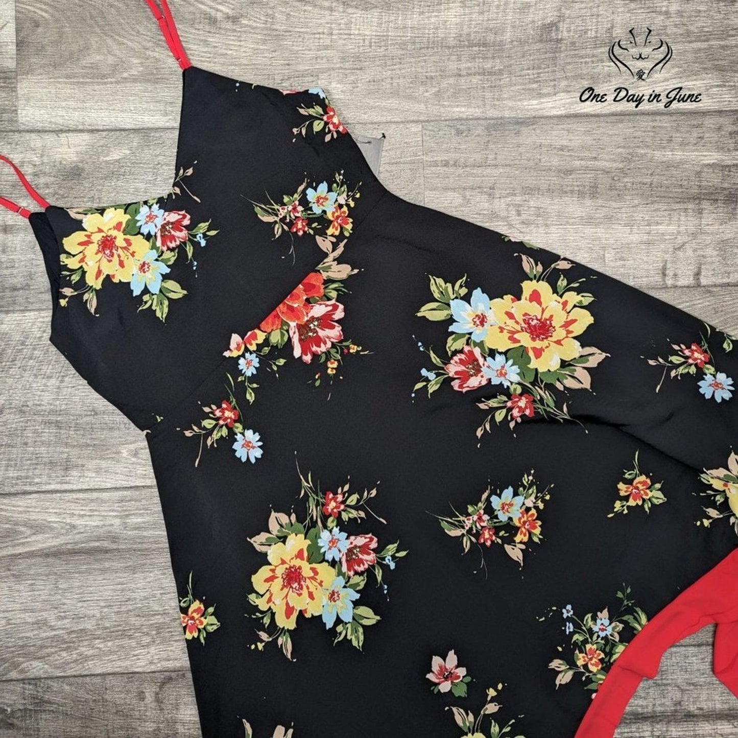 Lulus V Neck Spaghetti Strap Dress Size L