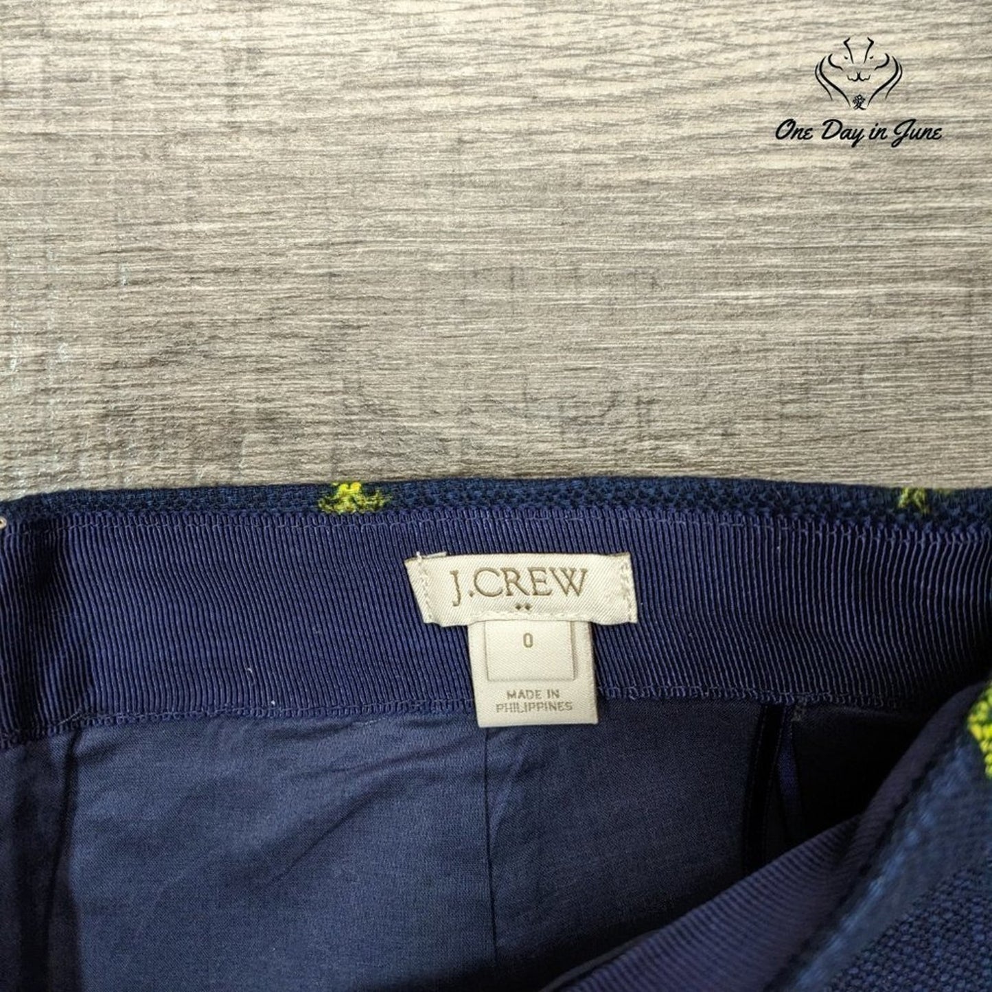 J. Crew Pineapple Mini Skirt Size 0