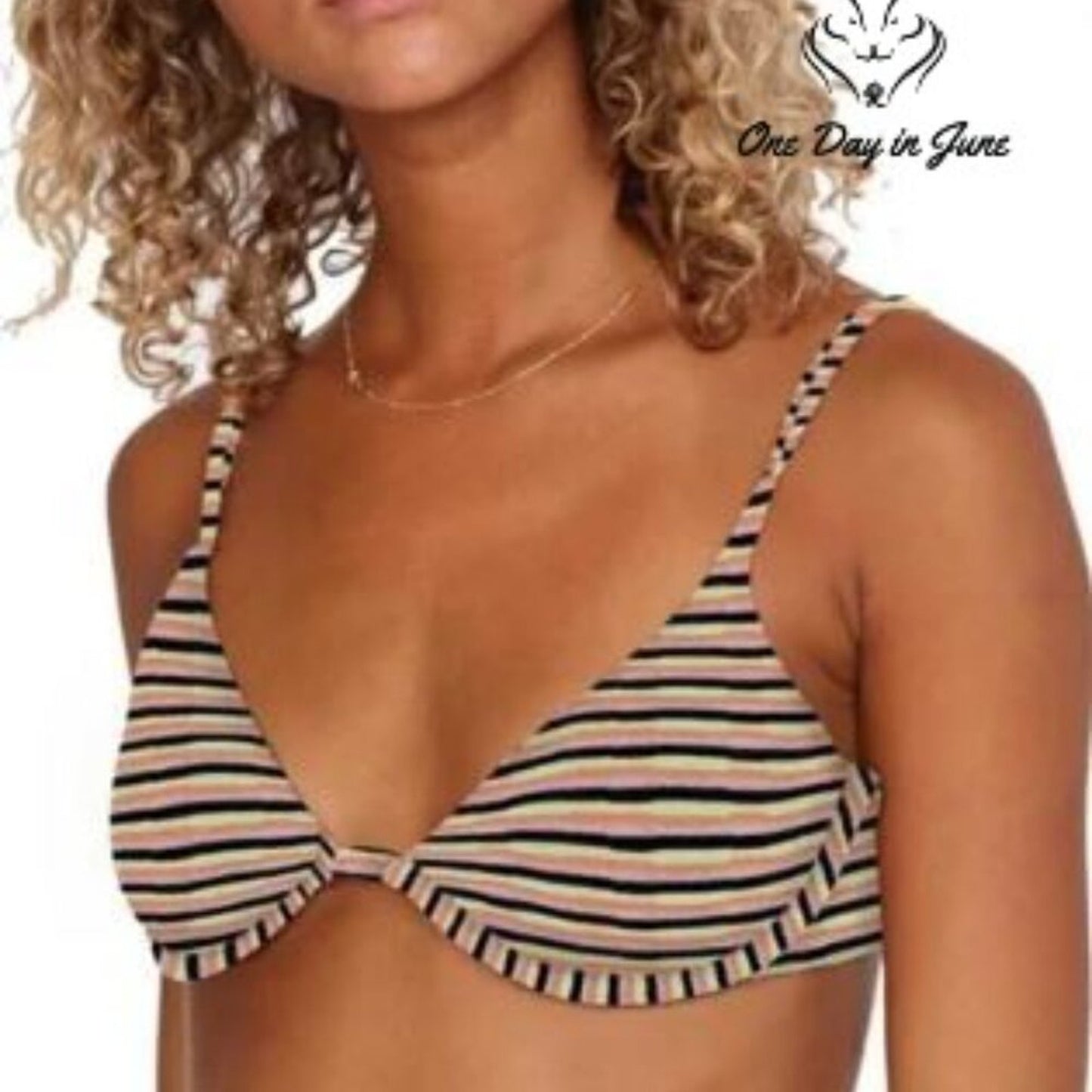 RVCA Cosmic Way Underwire Bikini Top Size S