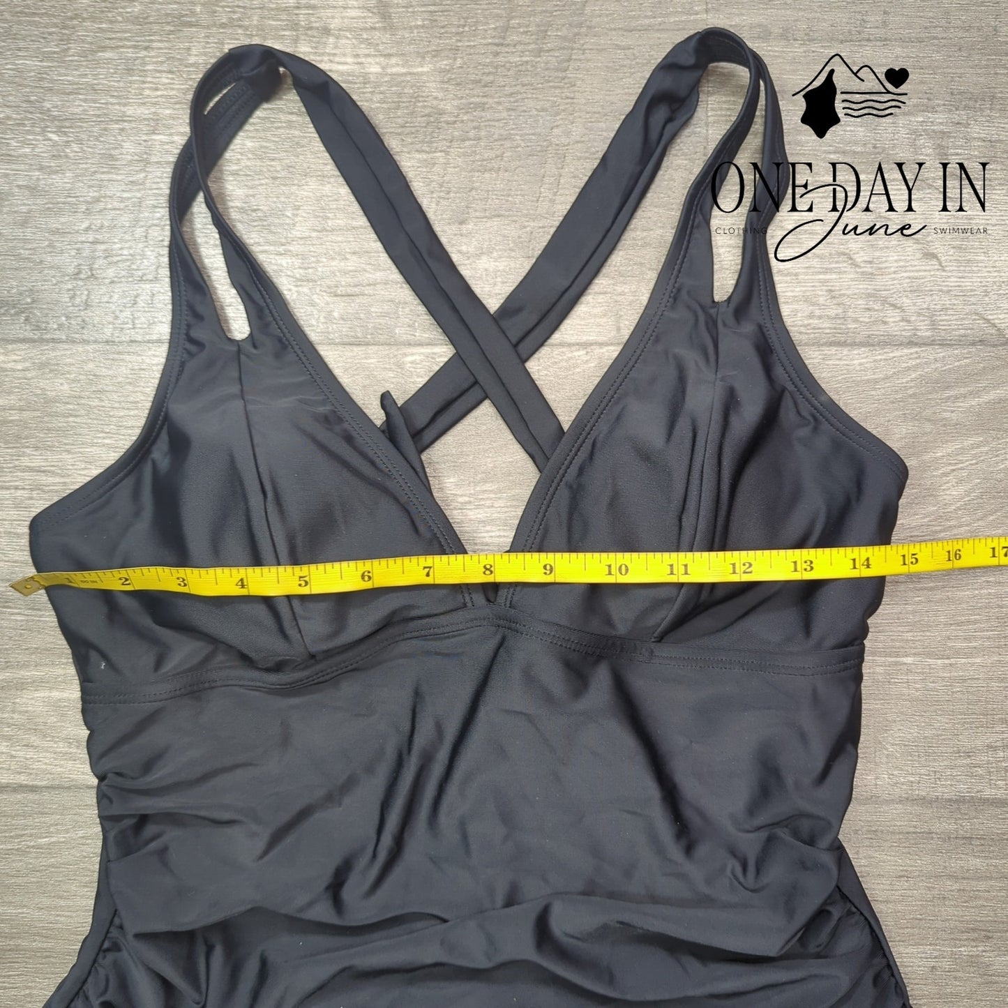 Cupshe V Front Tummy Control One Piece Swimsuit Size L