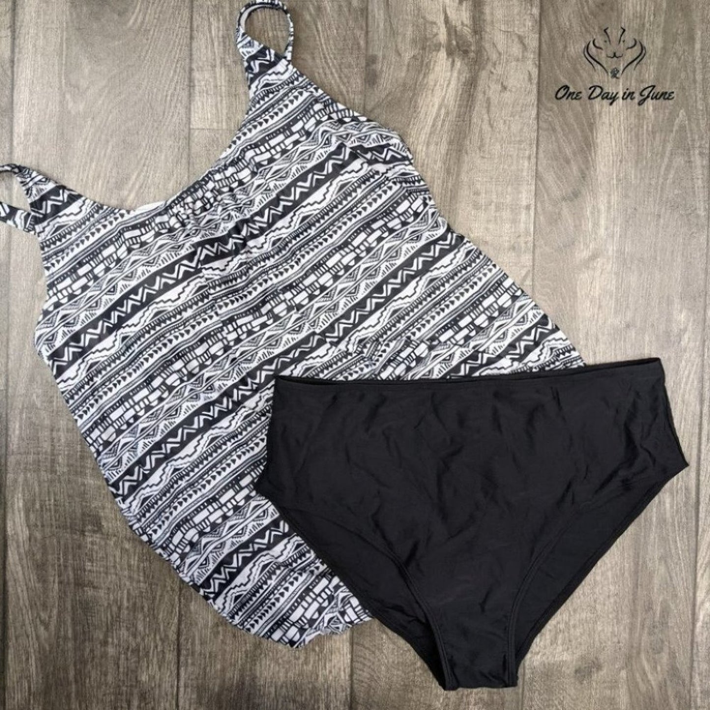 Yonique Blouson Tankini Size 20W