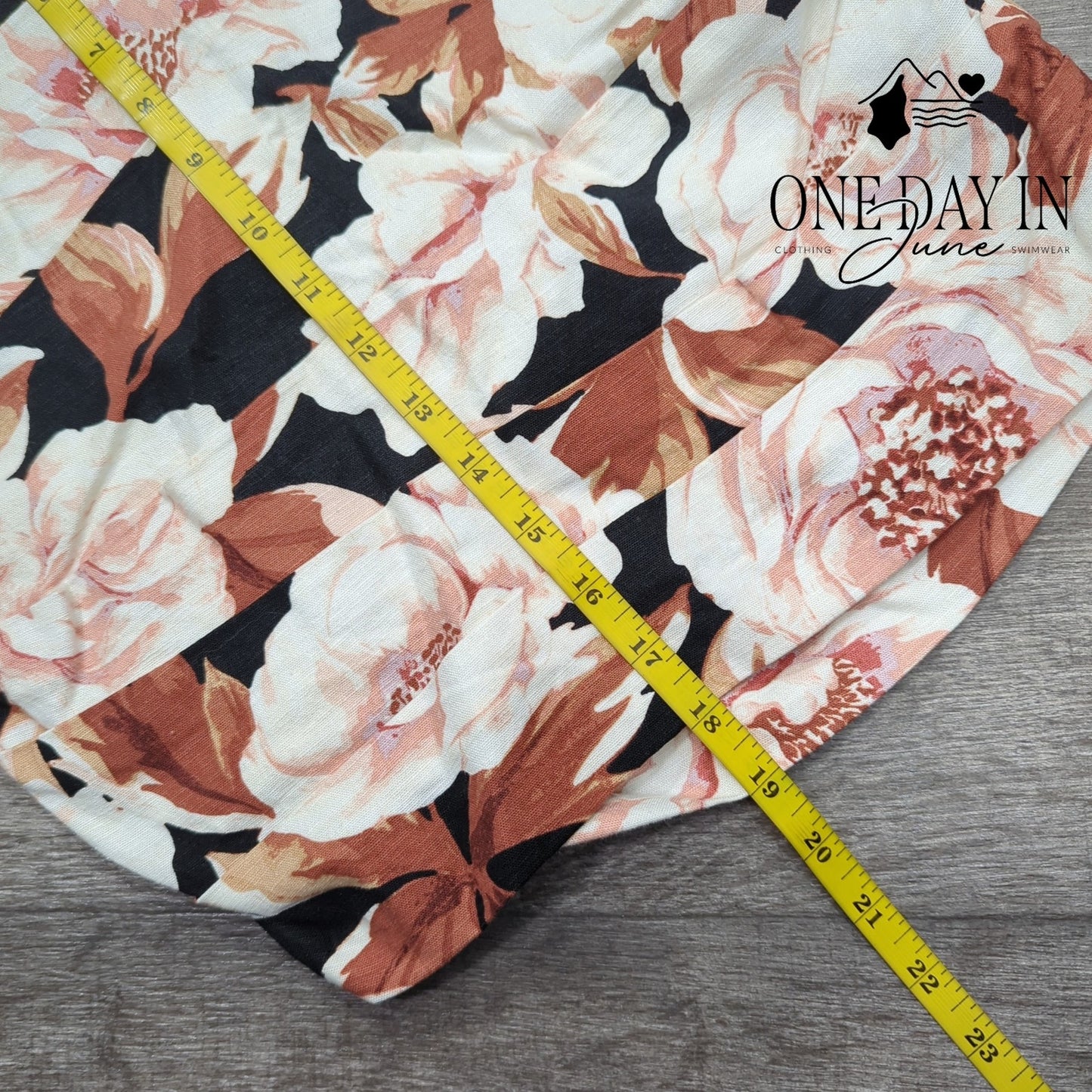 Express Linen Floral Pencil Skirt Size XS