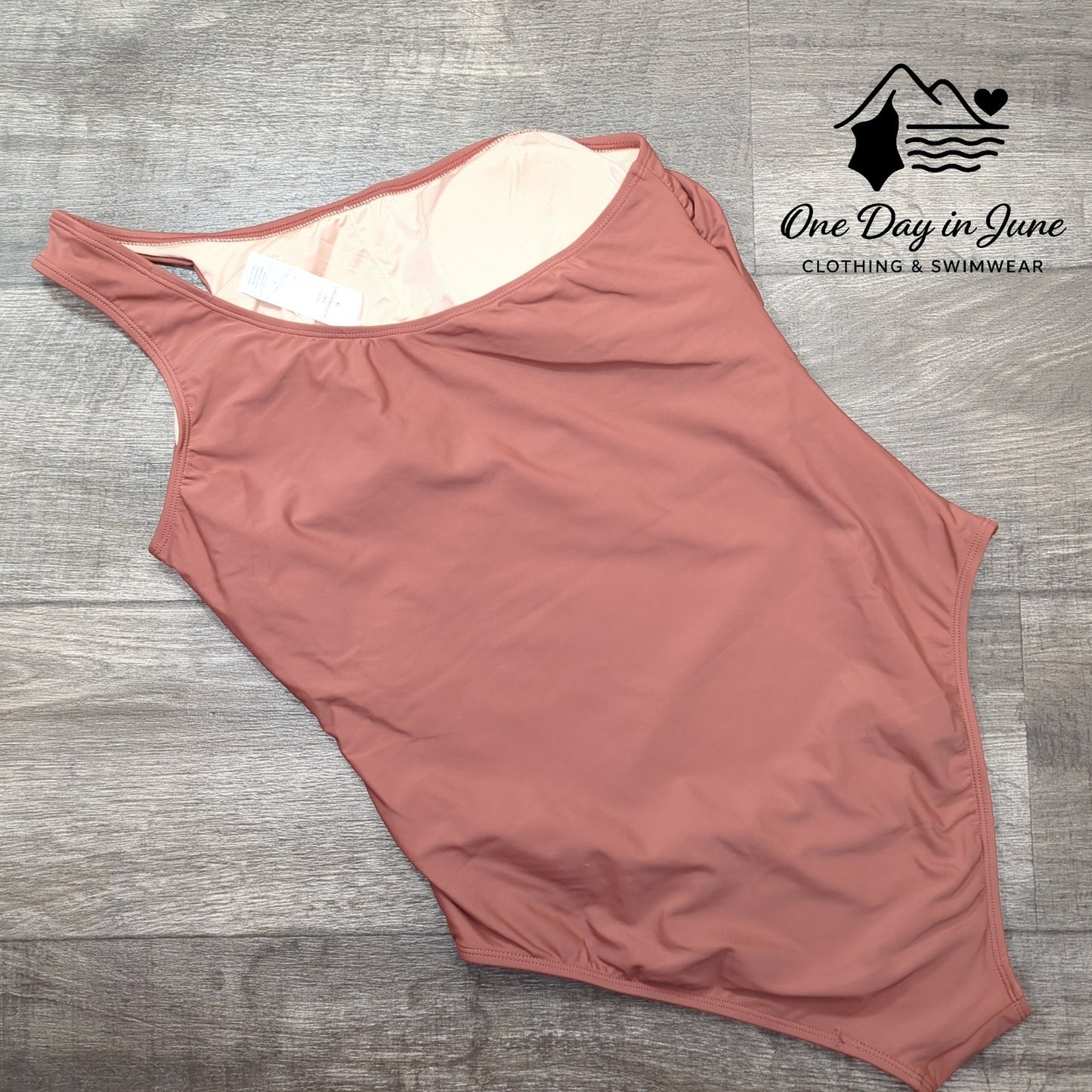 Cupshe One Shoulder Tummy Control One Piece Swimsuit Size XL