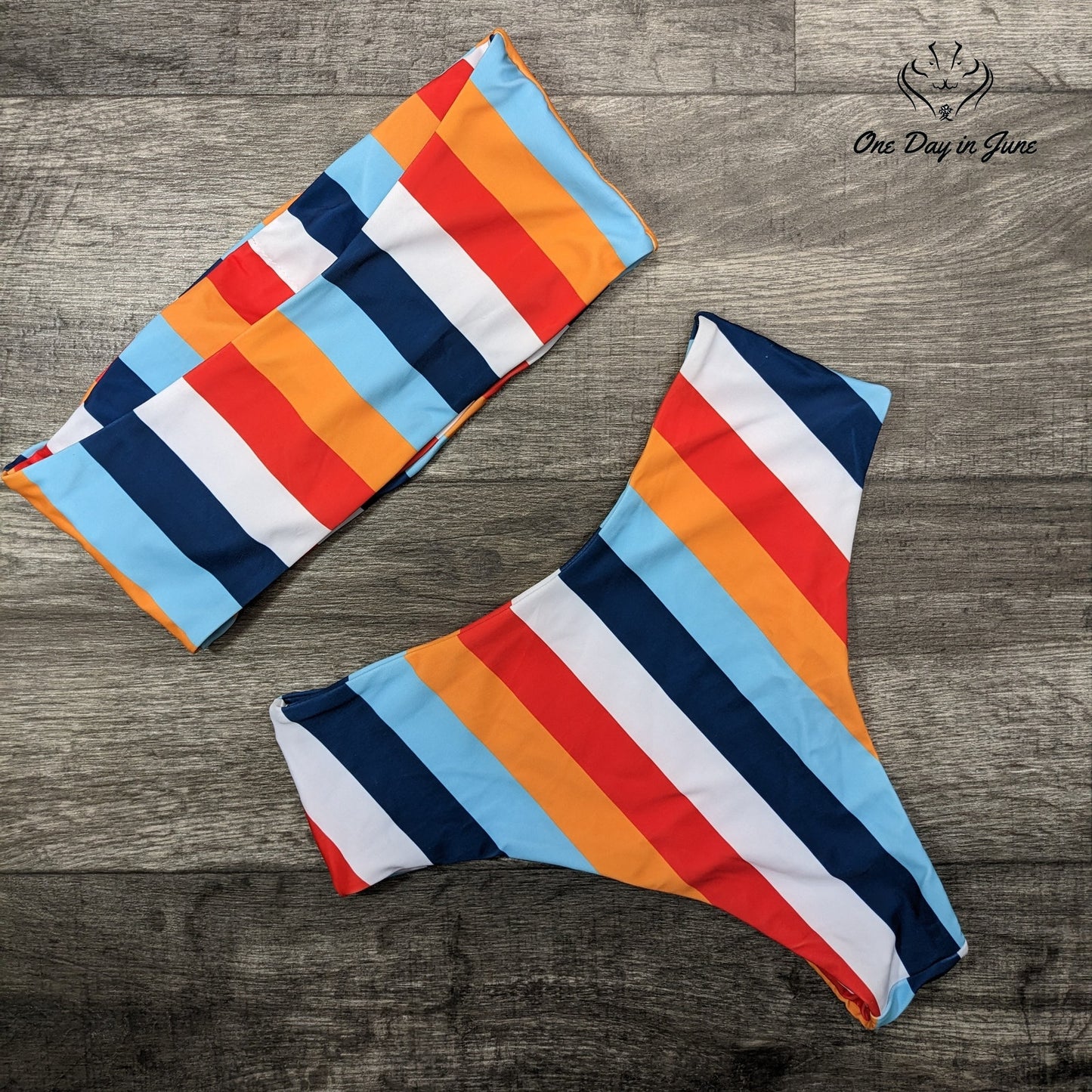 SweatyRocks Bandeau High Waist Bikini Swimsuit Size S