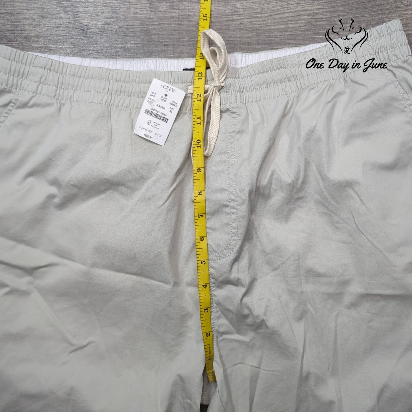 J. Crew Drawstring Shorts Size XL