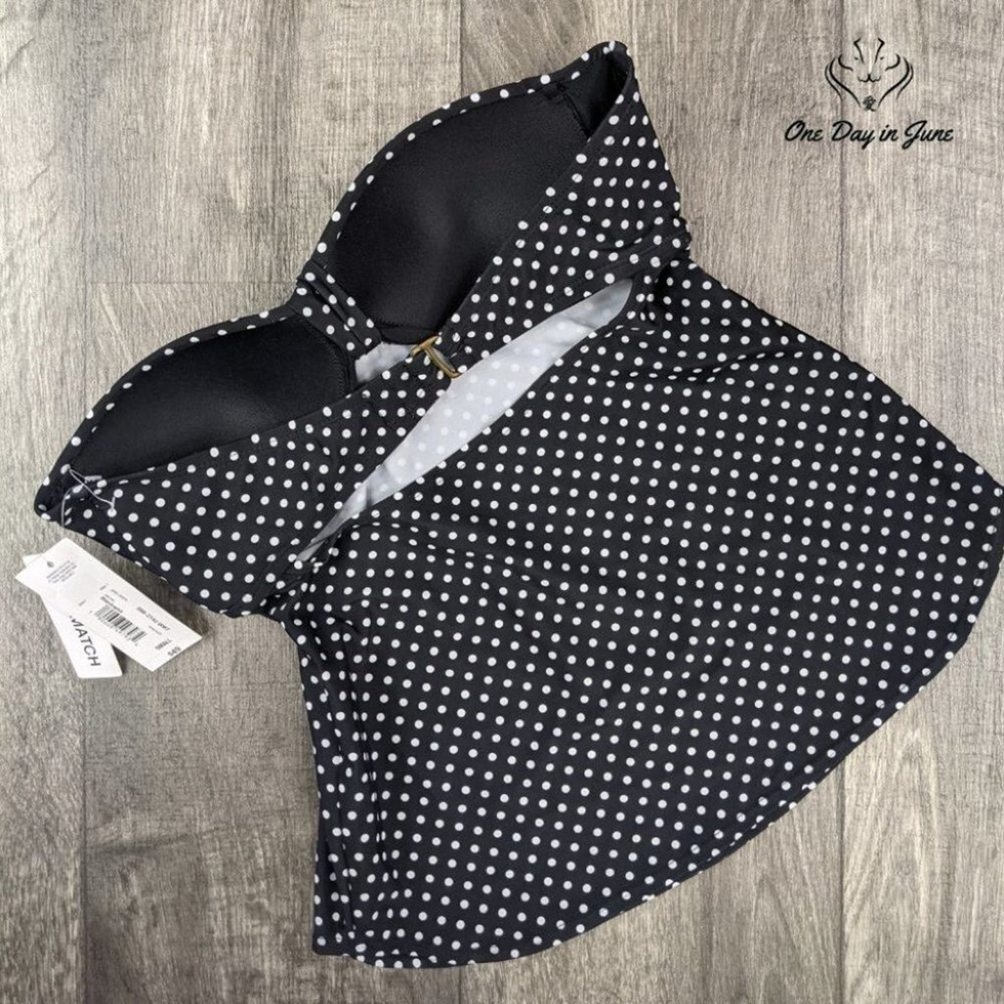 a.n.a Polka Dot Tankini Top Size S