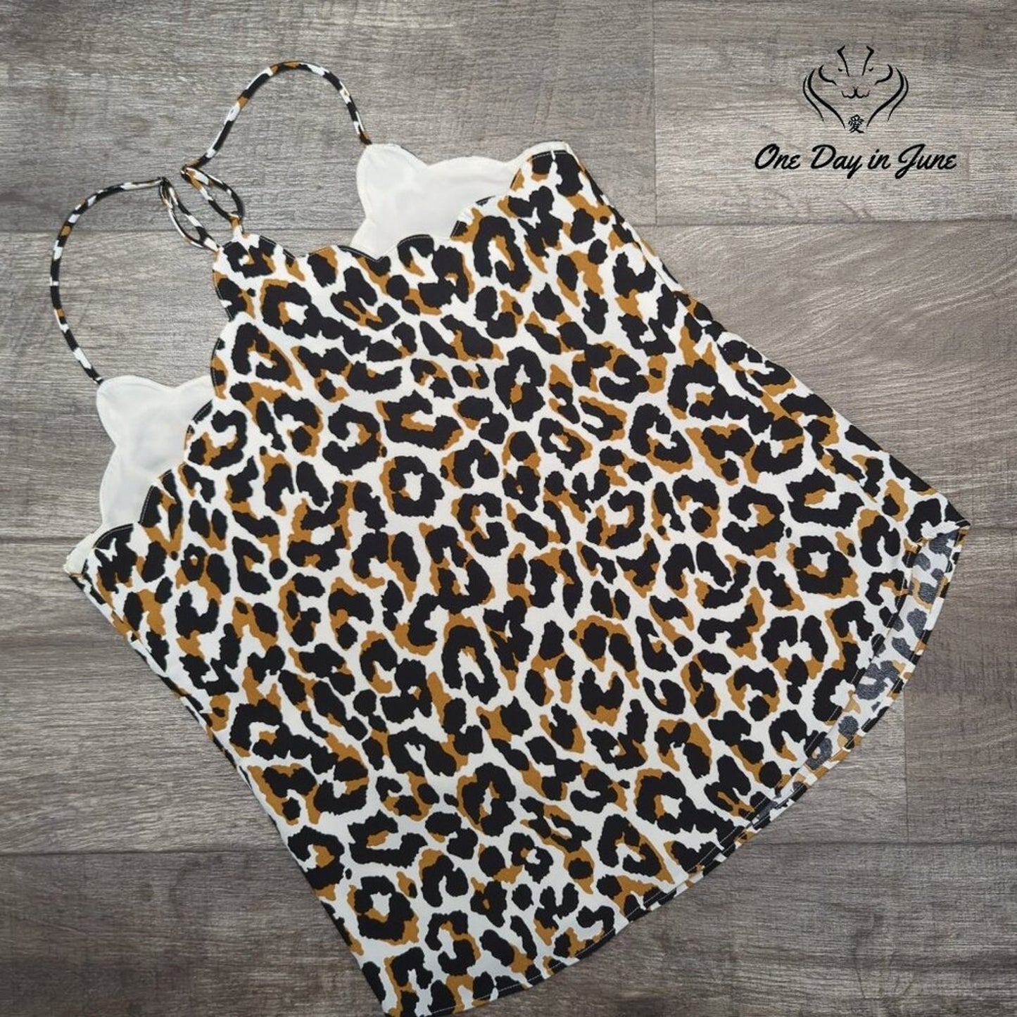 J. Crew Leopard Racerback Tank Top Size 2