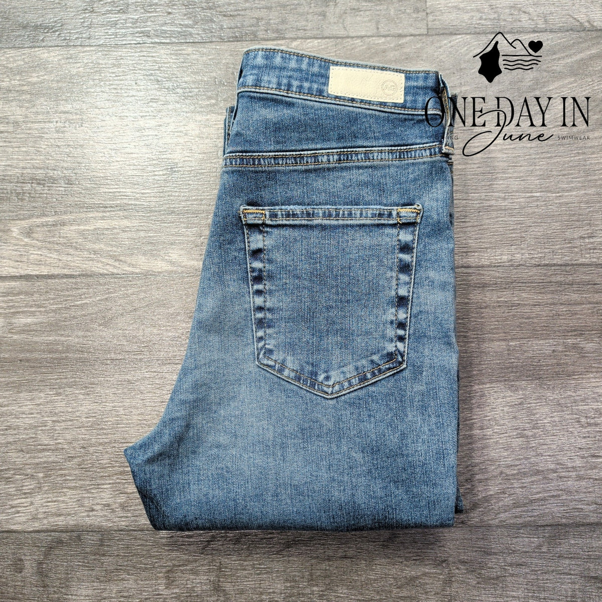 AG Adriano Goldschmied The Sophia High Rise Skinny Jeans Blue NWT Size 4 (27)