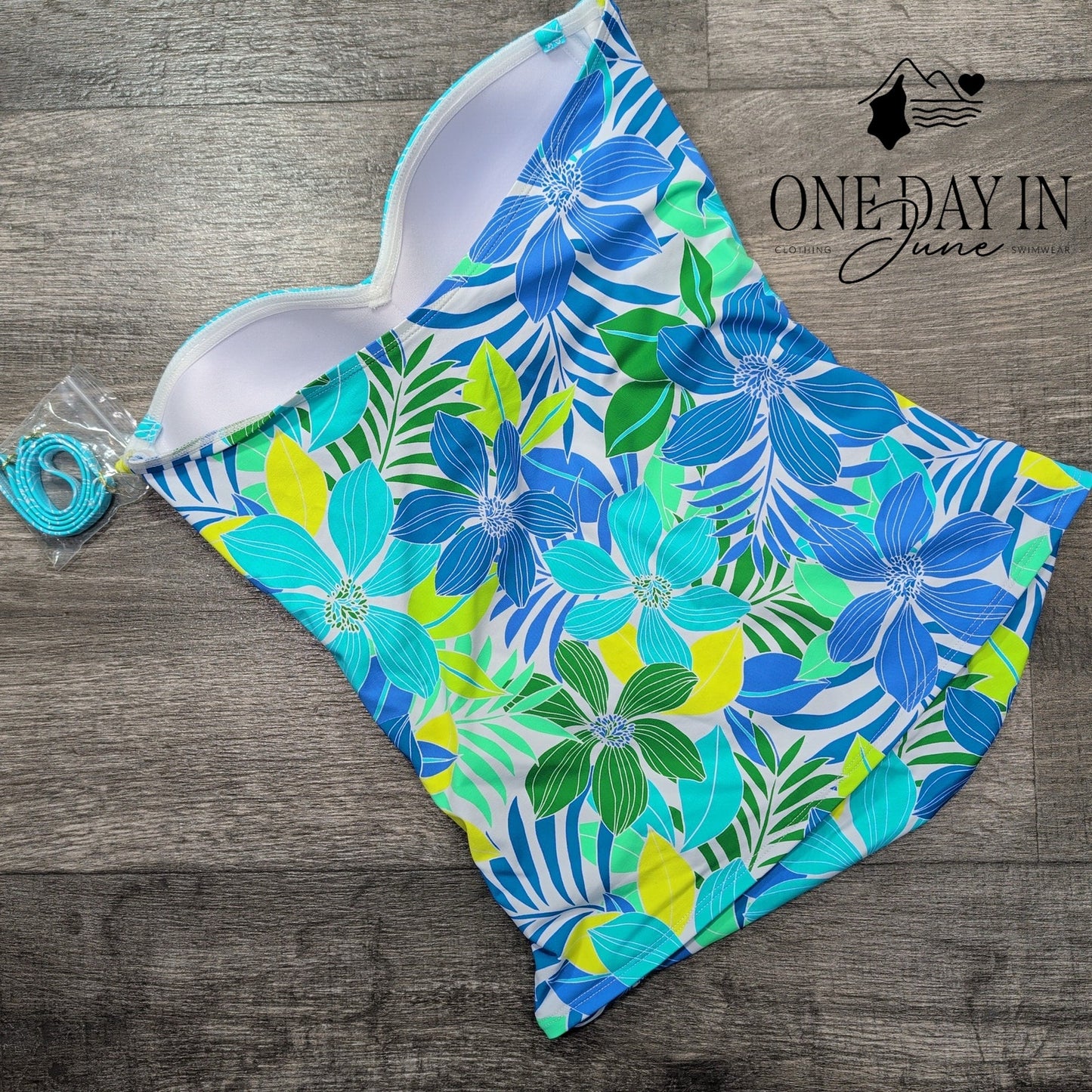 Bleu Rod Beattie Sweetheart Tankini Top Size 6