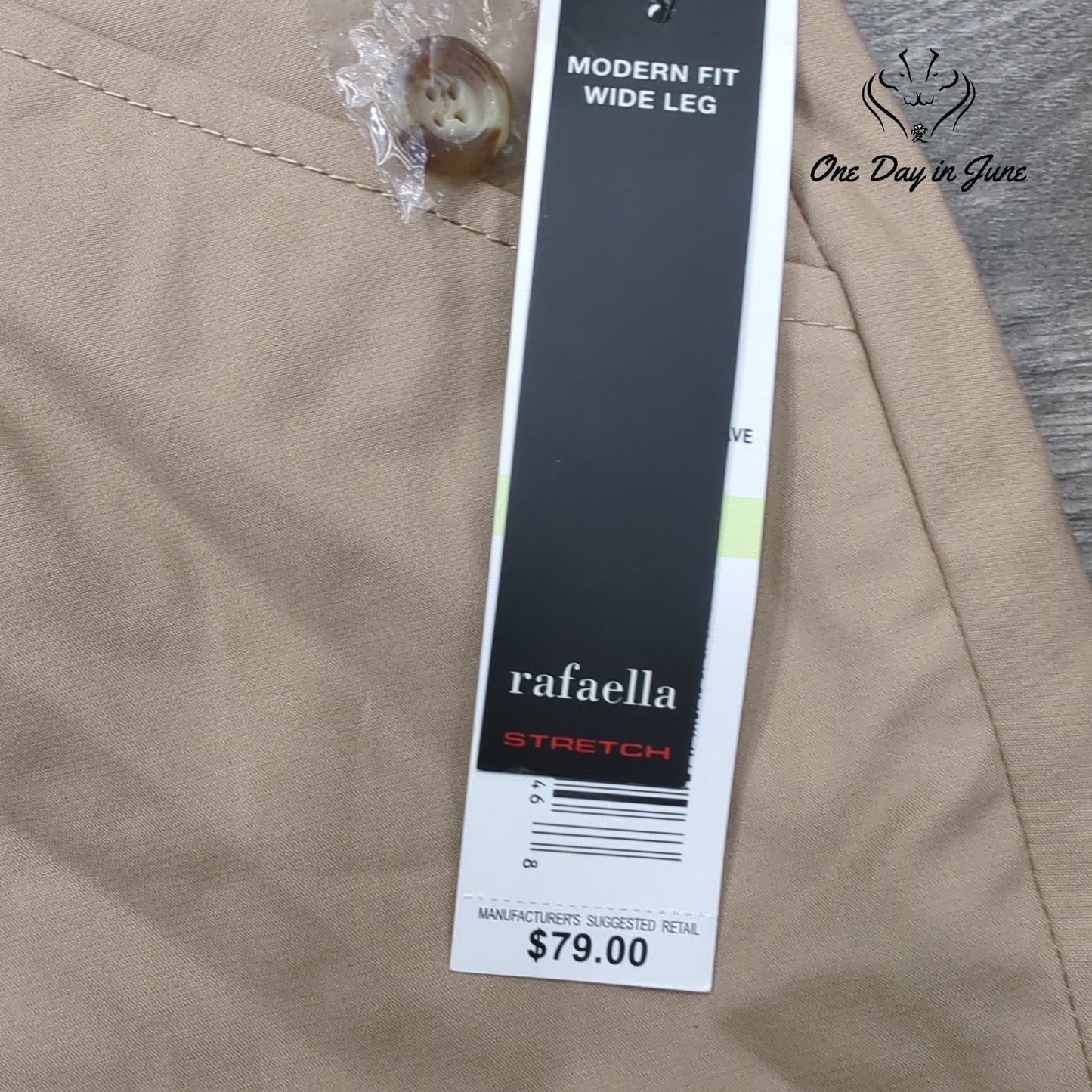 Rafaella Plus Size Flat Front Pants Size 18W